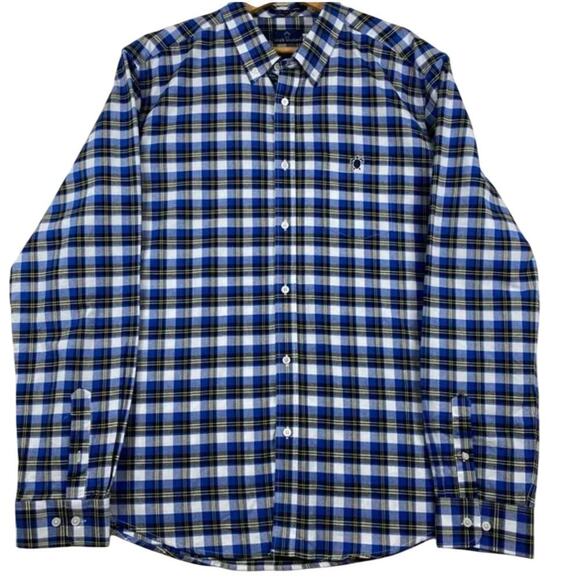 NEW Simply Southern Oxford Button Down Cotton Shirt Men's Small - Picture 1 of 4